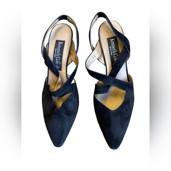 Kenneth Cole | Black Pointed Toe Heels | Size 7.5 - Picture 1 of 15